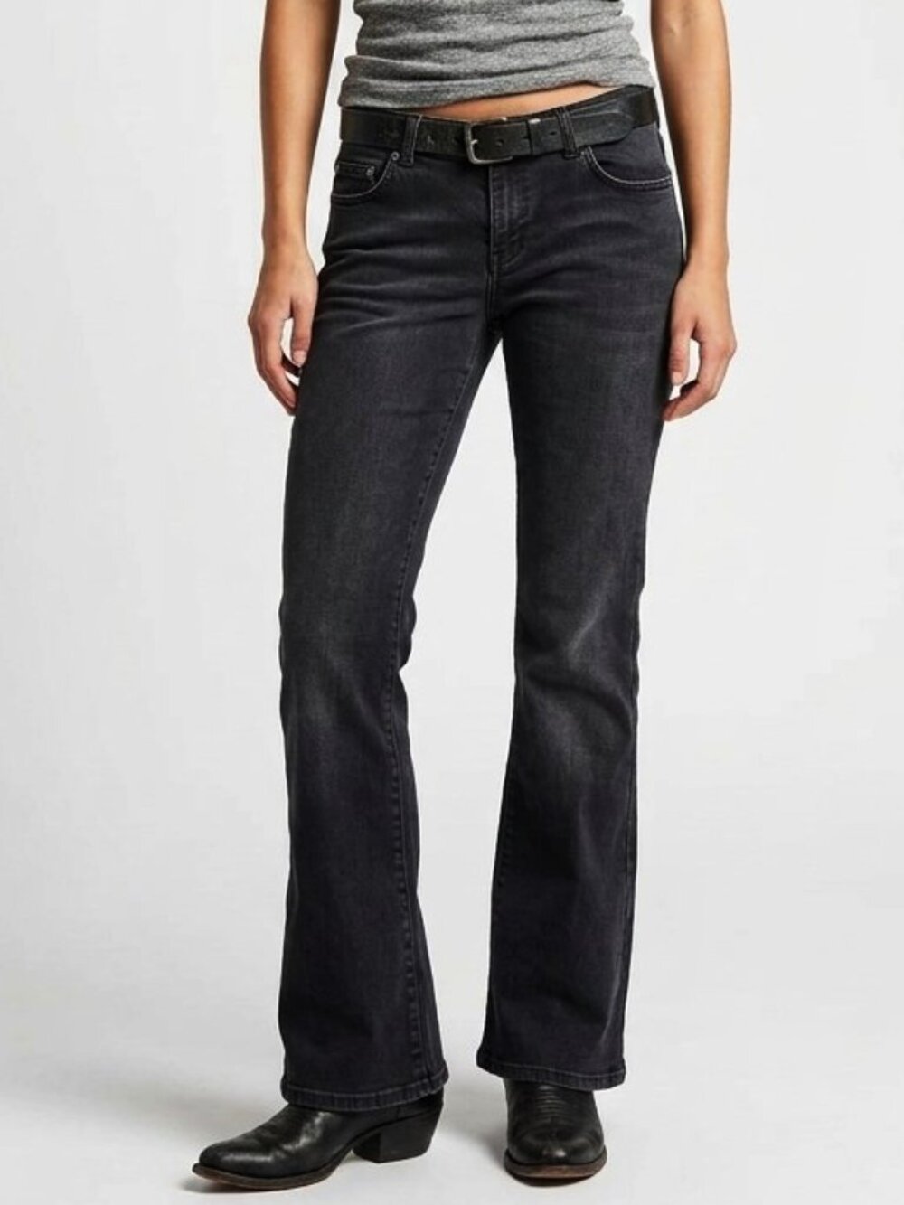 Vintage Y2K Buffalo David Bitton Black Jeans - Low Rise Bootcut- Size 2